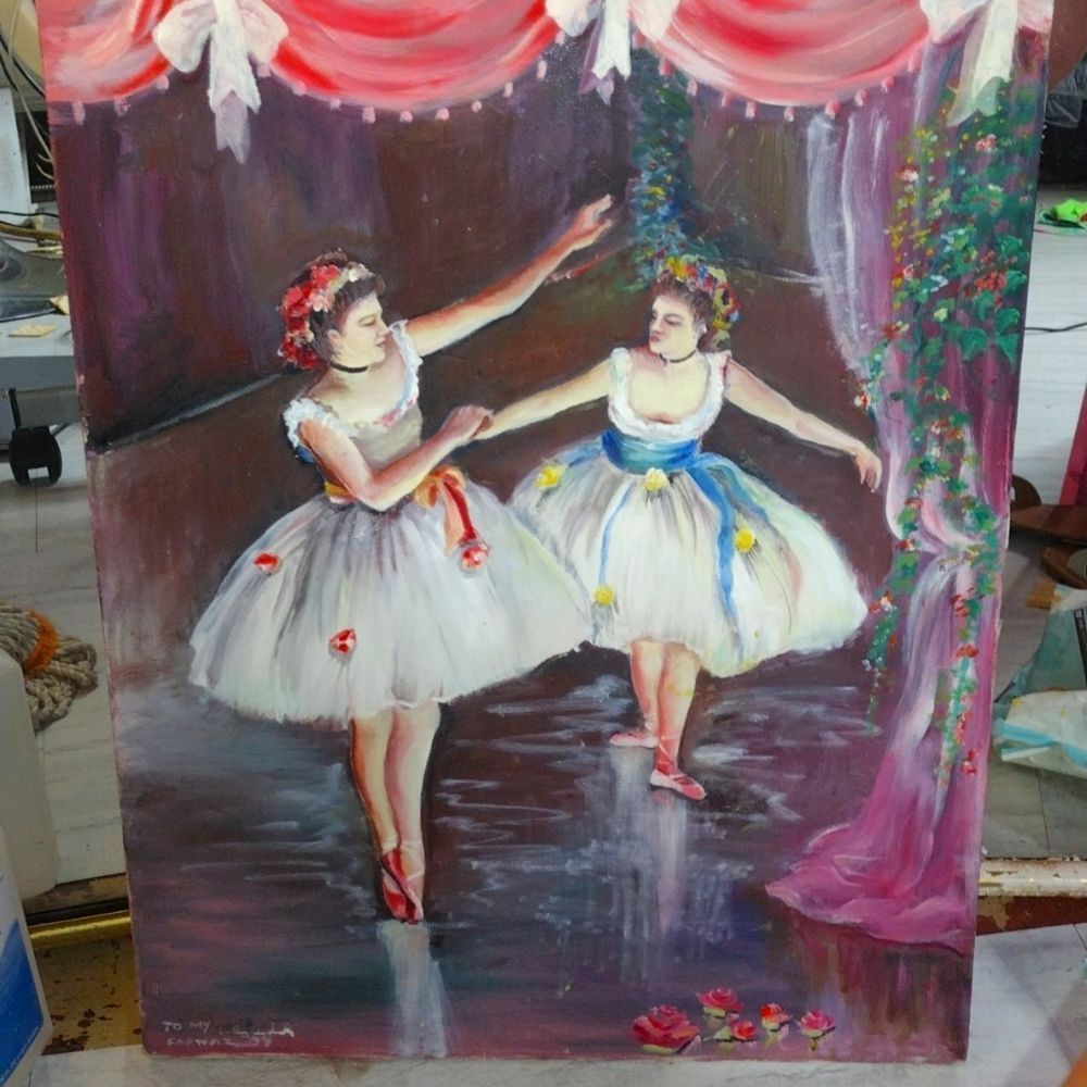 Painting of ballet dancers